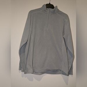 Mens Columbia Blue Thin Fleece Pullover Size M GUC